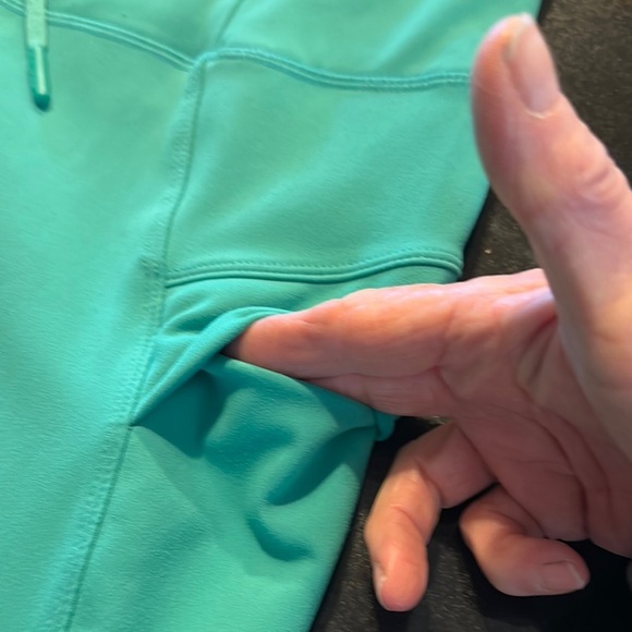 Spyder Active Wear Women's Teal Workout Pants with Side Pockets - Picture 8 of 11